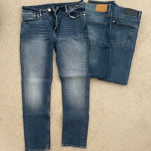 H&M blue denim jean bundle